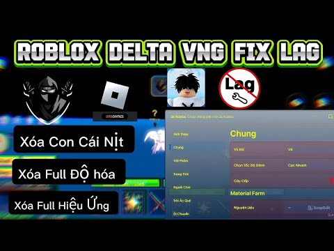 Hướng dẫn fix lag và xóa còn cái nịt trên Roblox Delta VNG – Cách hack tối ưu