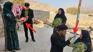 Bouquet of flowers and sweets from Rasoul for Asthma in the mountains