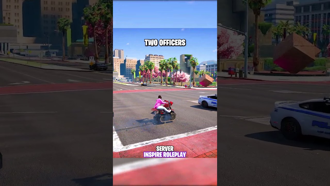 Я убегал от копов на мотоцикле, меняющем форму...