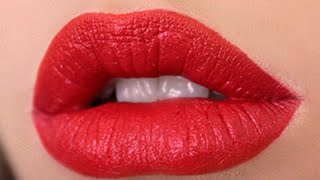 طريقة وضع الروج بشكل جديد وسهل خطوه بخطوه للمبتدئات #makeup #lipstick