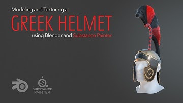 Modeling and Texturing an Ancient Greek Helmet 01 (Blender 2.8, Substance Painter)