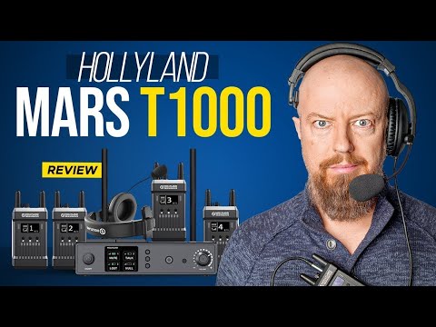 Hollyland Mars T1000 Full-Duplex Wireless Intercom System || Wireless Talkback System