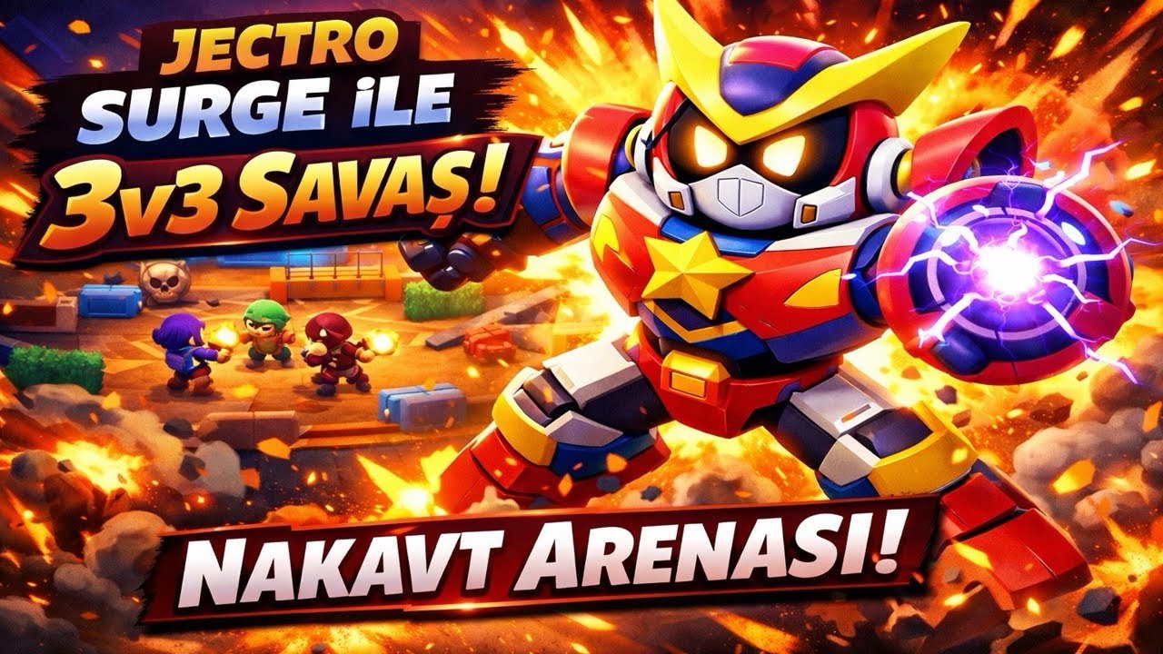 Jectro Surge Play 3vs3 Savaş Arenası (Nakavt Alanı) | Brawl Stars