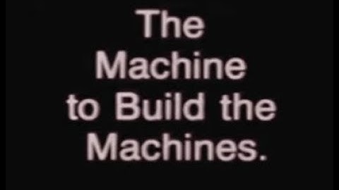 NeXT Computer, Inc. - "The Machine to Build the Machines" (1988)