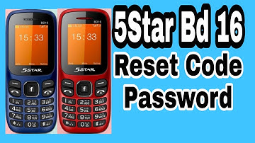 5Star Bd 16 Reset Code Password Working
