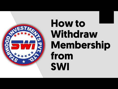 How to Withdraw Membership from SWI | Starwood Investments Pvt. Ltd.