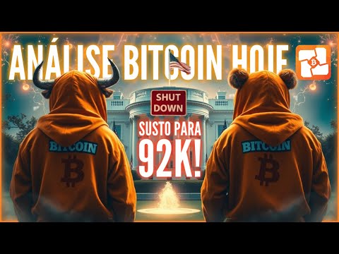 🚨🩸BITCOIN HOJE: SUSTO PARA 92K ENQUANTO PREPARAMOS PARA O FIM DE SEMANA! E AGORA? DO MACRO AO MICRO!