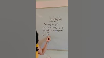 Divisibility test by 6 #imoclass6 #numbersystum #short #youtubesshorts