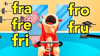 Sílabas fra fre fri fro fru - El Mono Sílabo - Videos Infantiles - Educación para Niños #