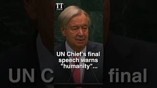 Information UN Chief Warns of AI Takeover in Final Speech to General Assembly #unga #antonioguterres Update