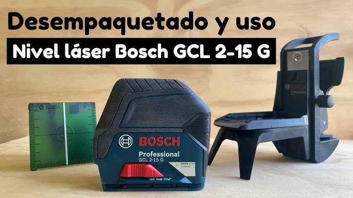 0601066M01 Nivel láser líneas verdes Bosch GCL 2-50 G 50mt con puntos