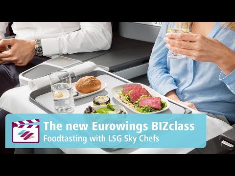 Die neue BIZclass: Menü der LSG Sky Chefs // Eurowings