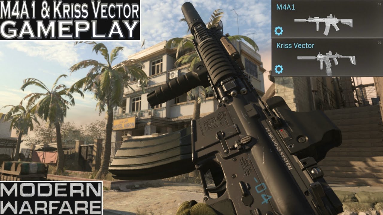 Modern Warfare M4A1 & Kriss Vector(Fennec) Gameplay YouTube