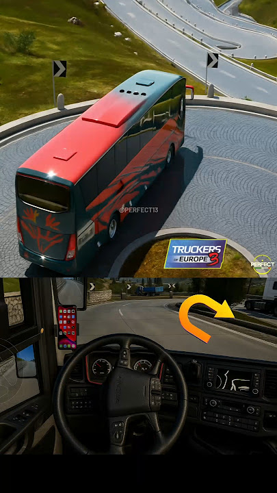DLC BUS MODD IN CREZY IN #truckersofeurope3 #shorts