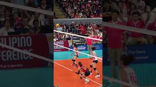 Ang haba ng rallyyyyy! High quality volleyball #pvl #ccs #pldthighspeedhitters