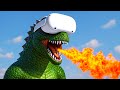 I Became GODZILLA In VR...