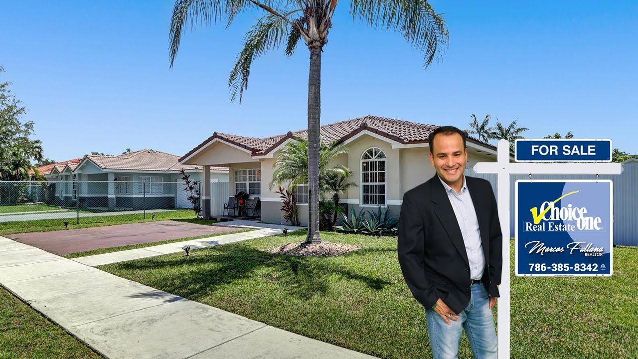 3 Bed 2 Bath Home For Sale in Miami FL | 17741 SW 114th Ave | Listing Realtor: Marcos Fullana