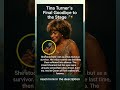 Tina Turner&rsquo;s Final Goodbye to the Stage 🎤⚡