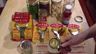 Review of a rare vintage Pry-A-Lid jar opener opens canning jars & many  others. For arthritic hands 