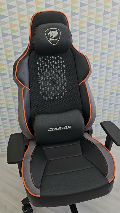 Игровое кресло с активной вентиляцией Cougar NxSys Aero - YouTube