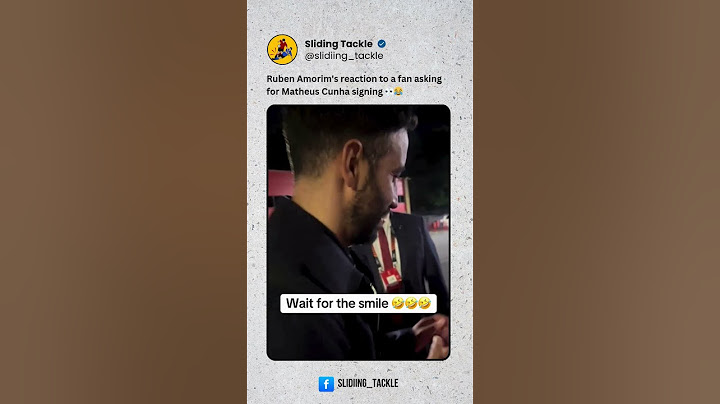 Ruben Amorim's reaction to a fan asking for Matheus Cunha signing 👀🔥 #manunited #matheuscunha
