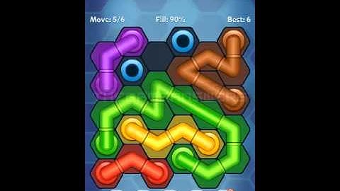 Pipe Lines Hexa Starter Level 101-110 Solution