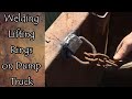 Welding Lifting Rings on Dump Truck