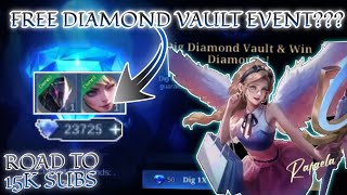 HOW TO WIN "FREE" DIAMONDS BY DIG X5 IN NEW DIG DIAMOND VAULT EVENT 2023/515 SKINS PREVIEW | MLBB screenshot 2
