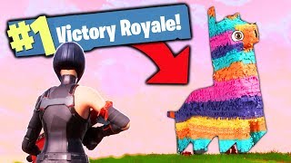 The PIÑATA ONLY CHALLENGE! (Fortnite Battle Royale)