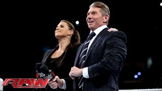 Mr. Mcmahon & Stephanie Mcmahon Address The Wwe Roster Raw, January 11, 2016