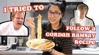 i tried to follow a gordan ramsay recipe | clickfortaz