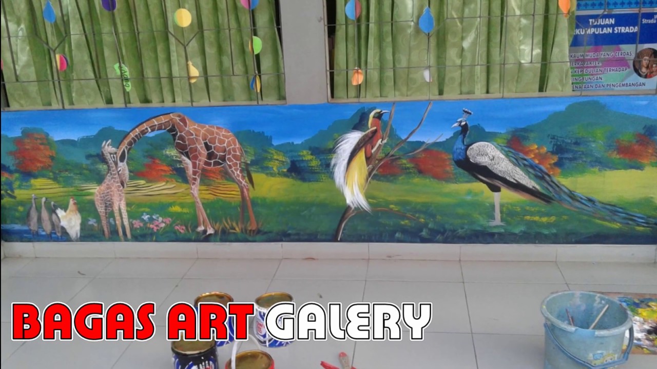 GALERY LUKISAN MURAL  DI TEMBOK  YouTube