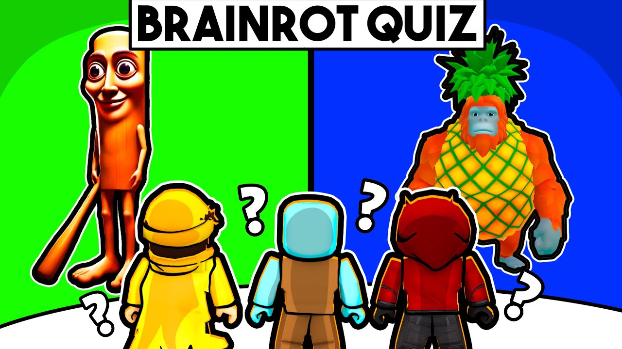 We Took EVERY Roblox BRAINROT QUIZ...