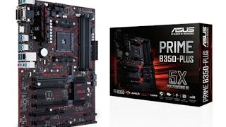 Newasus Prime B350 Plus Amd Am4 Atx Motherboard Ysis