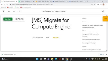 Migrate for Compute Engine | Qwiklabs | Migration of instances from AWS to GCP