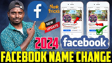Changing Your Facebook Name in 2024 | Easy Step-by-Step Tutorial | Tamil