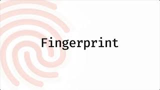 Fingerprint - ReactJS Demo screenshot 2