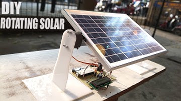 How To Make Rotating Solar Panel Using Arduino