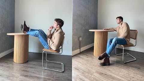 How to build a round pedestal table | Interior Designs Series #buildwithjacob