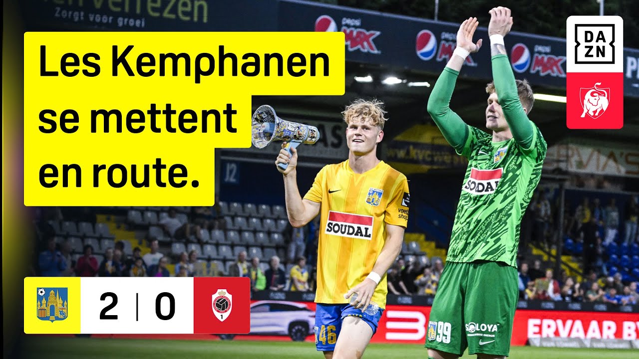 Le KVC Westerlo inflige au Royal Antwerp FC sa première défaite de la saison. 💪🐓