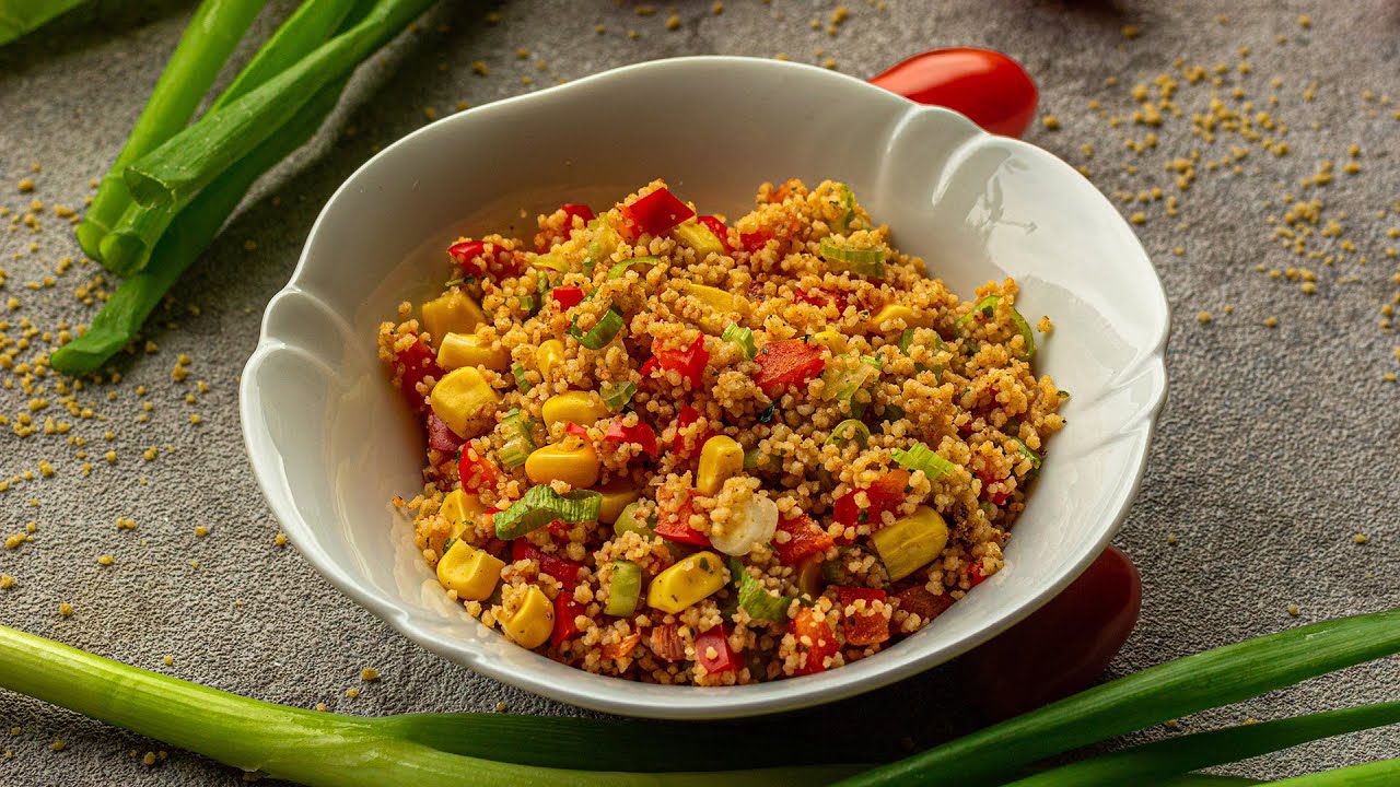 Veganer Couscous Salat Youtube 