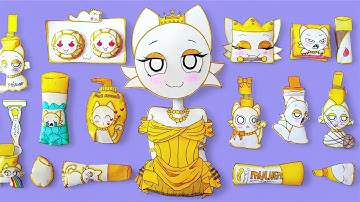 INCREDIBOX SPRUNKI | Rescue Wenda Squishy Paper in Rich Girl Style 💸💎 | Blind Bag + Skincare,Make Up