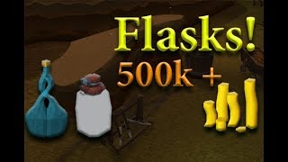 Runescape Flask and Crystal Flasks.