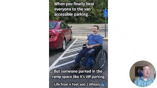 Van Accessible parking tip!