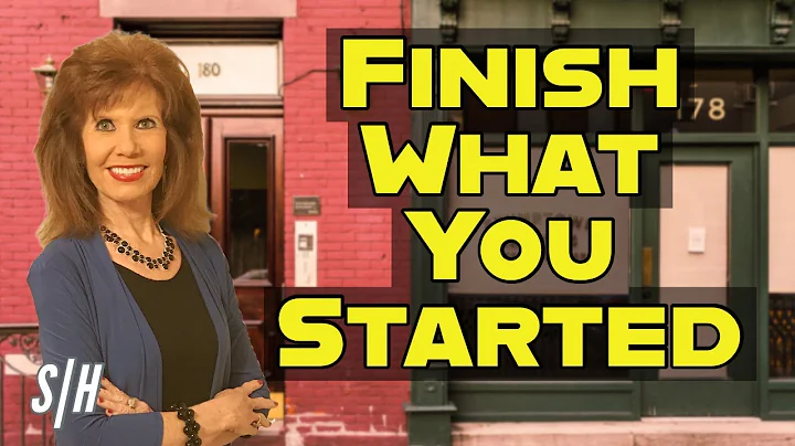 Finish What You Started | Sandra Hancock