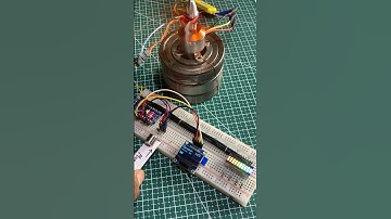 Brushless Motor Experiment #arduino #electronicproject #sensor   #experiment #esc  #shorts #short