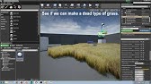 Interactive grass tutorial - [Unreal Engine 4] - YouTube