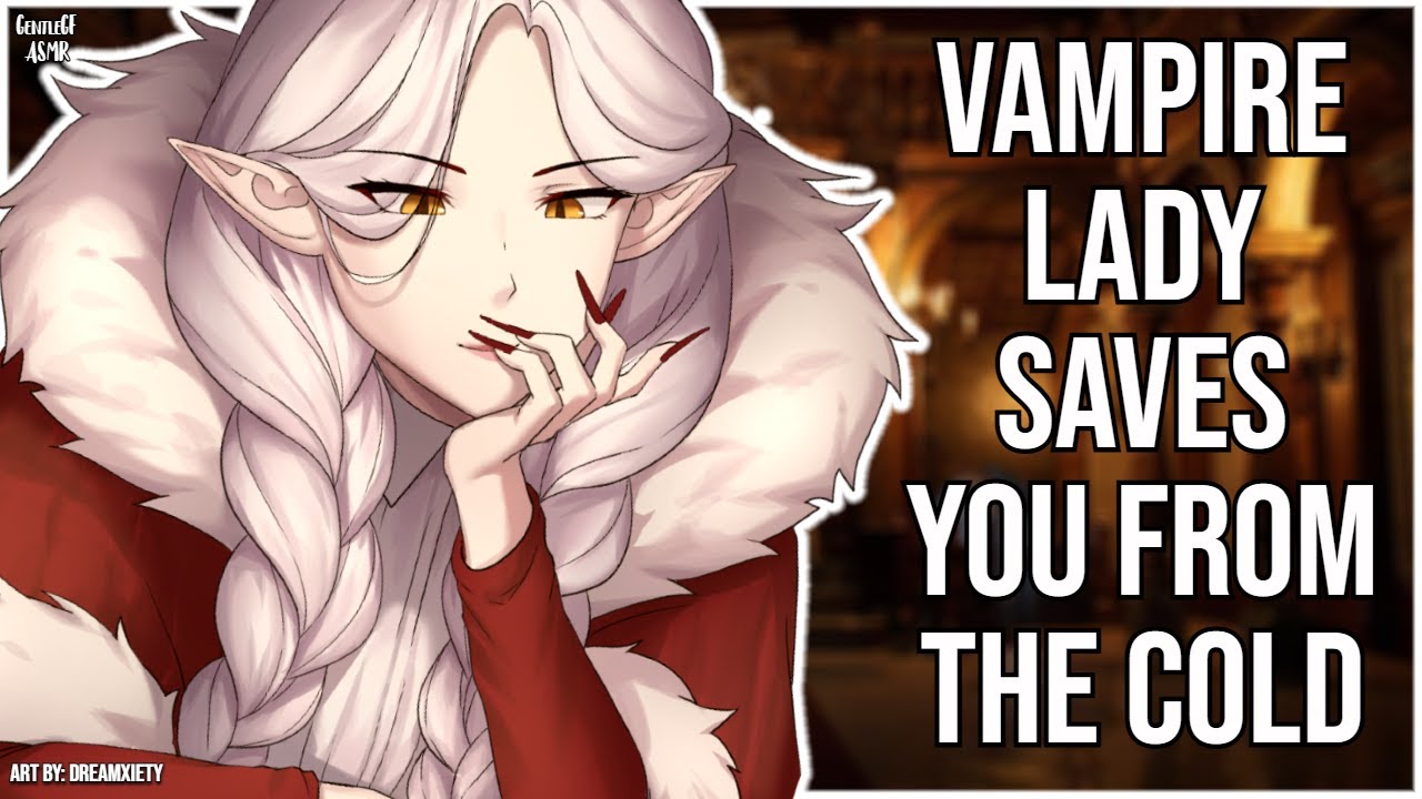 3DIO ASMR | Vampire Lady Saves you from the Cold 🦇 | Head Scratches | British Accent