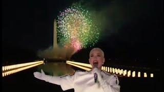 Katy Perry performs 'Firework' in Joe Biden - Kamala Harris Inauguration concert
