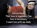 Brotha - Alicia Keys featuring Angie Stone and Eve (with Lyrics)
